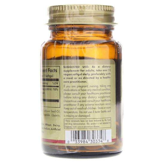 Vegan Vitamin D3 150 Mcg 6,000 IU, SLG